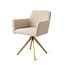Jesper Home Hofu Wild Walnut Eetkamerstoel - Turn Gold