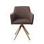 Jesper Home Hofu Wild Walnut Eetkamerstoel - Turn Rose Gold