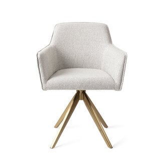 Jesper Home Hofu Checkers Charm  Eetkamerstoel  - Turn Gold