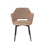 Eetkamerstoel Empoli | Sneak Caramel - Fix black