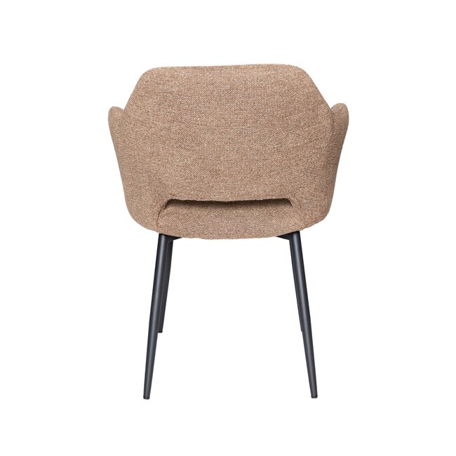 Eetkamerstoel Empoli | Sneak Caramel - Fix black