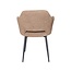 Eetkamerstoel Empoli | Sneak Caramel - Fix black