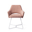 Jesper Home Yanai Eetkamerstoel - Pink Punch, Beehive White