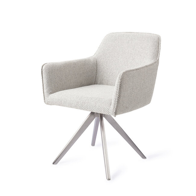 Jesper Home Hofu Checkers Charm  Eetkamerstoel - Turn Steel