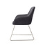 Jesper Home Kushi Eetkamerstoel - Black-Out, Slide Steel