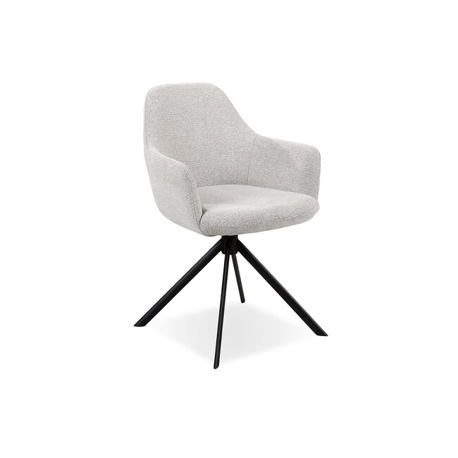 Eetkamerstoel Cyprus | Sneak Naturel - Turn black