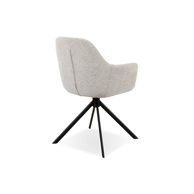 Eetkamerstoel Cyprus | Sneak Naturel - Turn black
