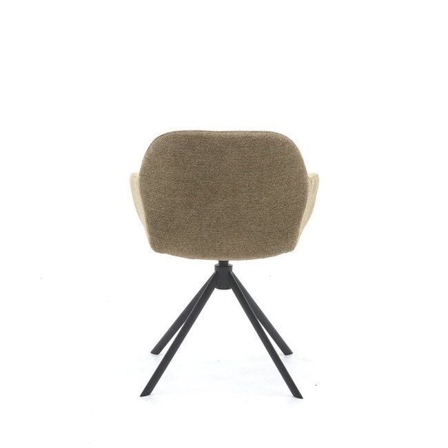 Eetkamerstoel Xeno | Sneak Caramel -Turn black