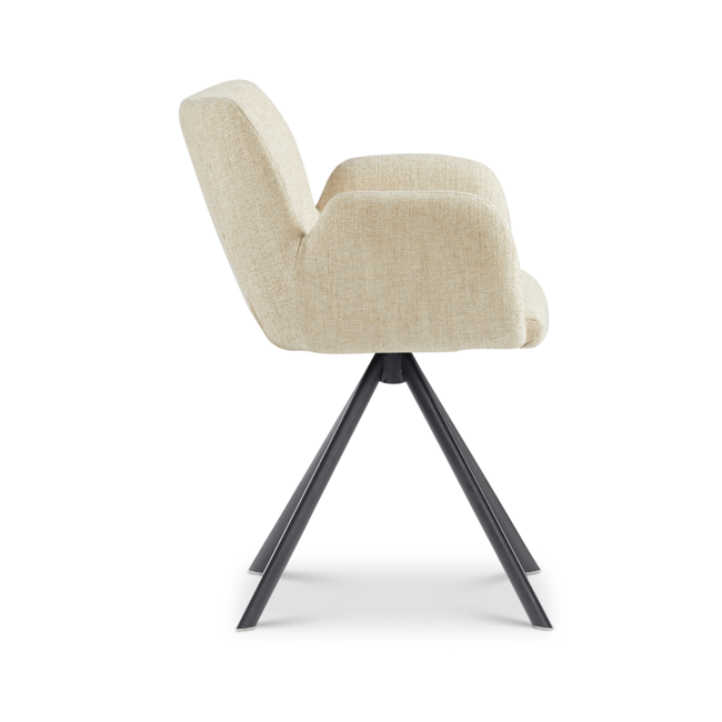 Dyyk Eetkamerstoel Falco Turn - Luca | Cream
