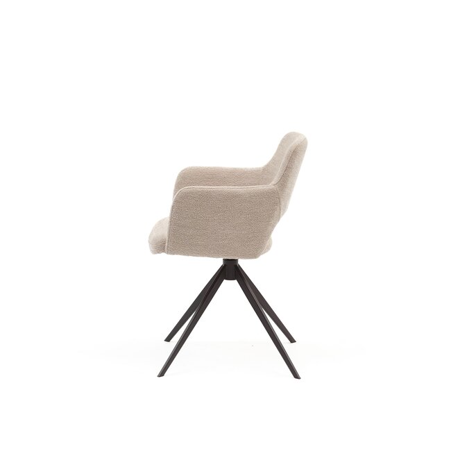 Eetkamerstoel Cosy |  Alpine naturel - Turn black