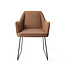 Jesper Home Tome Eetkamerstoel - Cinnamon Bun, Slide Black