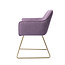 Jesper Home Hofu Eetkamerstoel -  Violet Daisy, Slide Gold