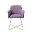 Jesper Home Hofu Eetkamerstoel -  Violet Daisy, Cross Steel