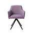 Jesper Home Hofu Eetkamerstoel -  Violet Daisy, Turn Black