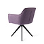 Jesper Home Hofu Eetkamerstoel -  Violet Daisy, Turn Black