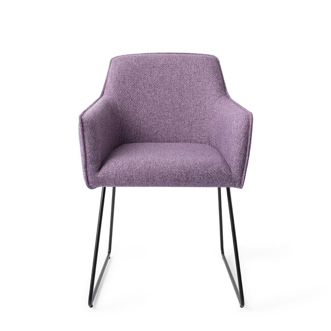 Jesper Home Hofu Eetkamerstoel -  Violet Daisy, Slide Black
