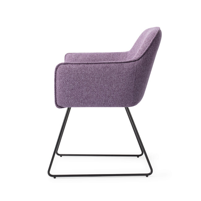 Jesper Home Hofu Eetkamerstoel -  Violet Daisy, Slide Black