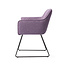 Jesper Home Hofu Eetkamerstoel -  Violet Daisy, Slide Black