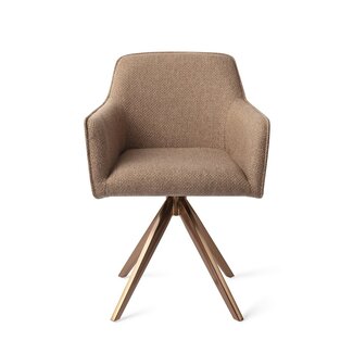 Jesper Home Hofu French Toast Eetkamerstoel - Turn Rose Gold