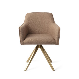 Jesper Home Hofu French Toast  Eetkamerstoel - Turn Gold