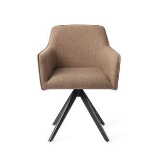 Jesper Home Hofu  French Toast Eetkamerstoel  - Turn Black