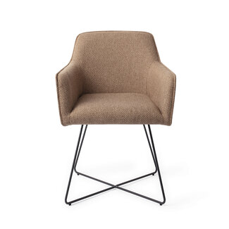 Jesper Home Hofu French Toast Eetkamerstoel  - Cross Black