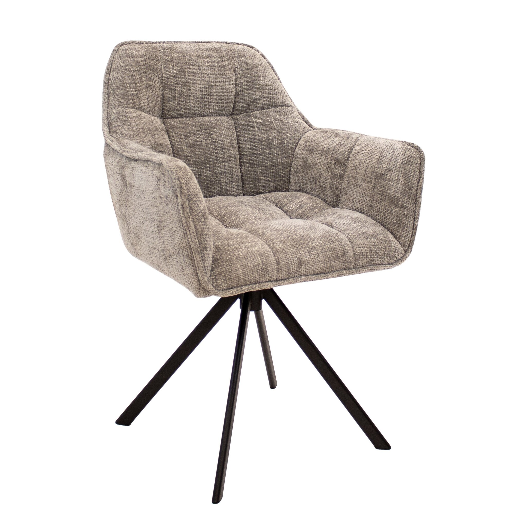 Eetkamerstoel luc grijs - Hippe Stoelen