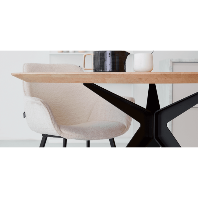Dyyk Eettafel Stella - Eikenhout