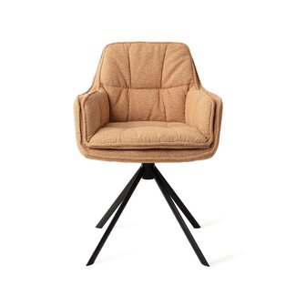 Jesper Home Akune Sunbaked Eetkamerstoel - Revolve Black