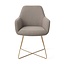 Jesper Home Hiroo Foggy Fusion Eetkamerstoel - Cross Gold