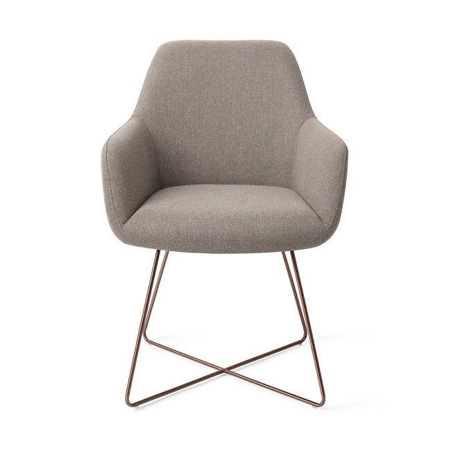 Jesper Home Hiroo Foggy Fusion Eetkamerstoel - Cross Rose