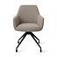 Jesper Home Hiroo Foggy Fusion Eetkamerstoel - Glide Black