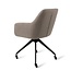 Jesper Home Hiroo Foggy Fusion Eetkamerstoel - Glide Black