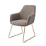 Jesper Home Hiroo Foggy Fusion Eetkamerstoel - Slide Gold
