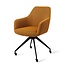 Jesper Home Hiroo Groovy Garam Eetkamerstoel - Glide Black