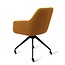 Jesper Home Hiroo Groovy Garam Eetkamerstoel - Glide Black
