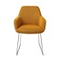 Jesper Home Hiroo Groovy Garam Eetkamerstoel - Slide Steel