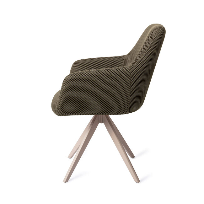 Jesper Home Hiroo Jungle Jewel Eetkamerstoel - Turn Beige