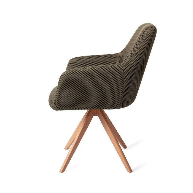 Jesper Home Hiroo Jungle Jewel Eetkamerstoel - Turn Peach