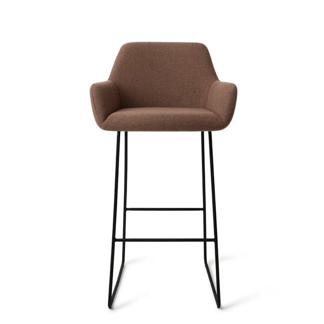 Jesper Home Hiroo Rustic Rye Barkruk - Slide Black (H)