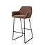 Jesper Home Hiroo Rustic Rye Barkruk - Slide Black (H)