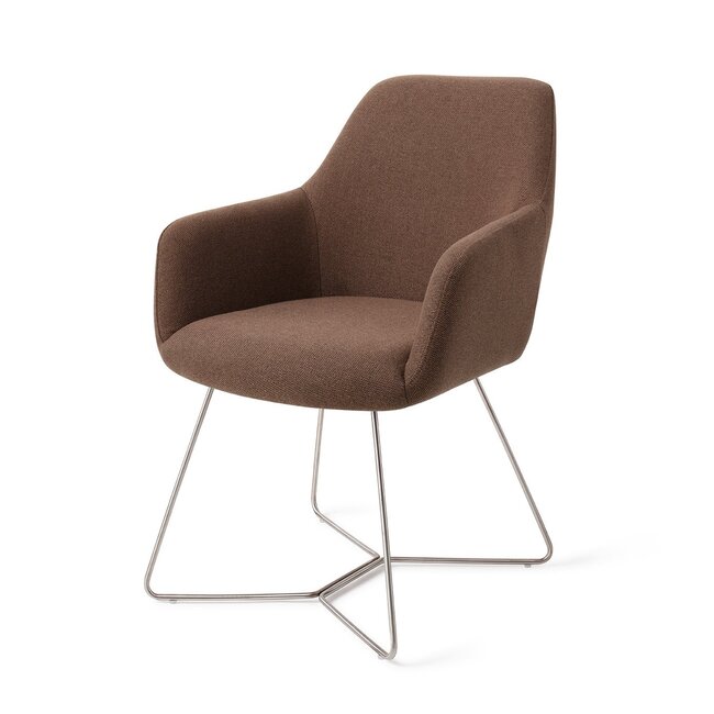 Jesper Home Hiroo Rustic Rye Eetkamerstoel - Beehive Steel