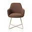 Jesper Home Hiroo Rustic Rye Eetkamerstoel - Cross Gold