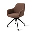 Jesper Home Hiroo Rustic Rye Eetkamerstoel - Glide Black