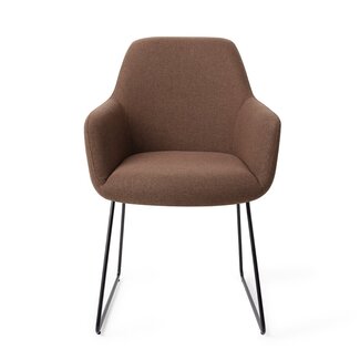 Jesper Home Hiroo Rustic Rye Eetkamerstoel - Slide Black
