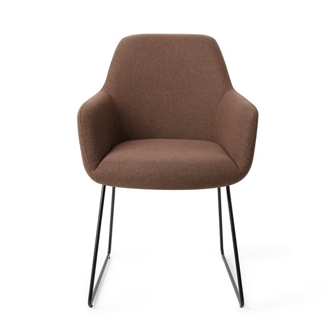 Jesper Home Hiroo Rustic Rye Eetkamerstoel - Slide Black