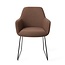 Jesper Home Hiroo Rustic Rye Eetkamerstoel - Slide Black