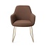 Jesper Home Hiroo Rustic Rye Eetkamerstoel - Slide Gold