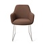 Jesper Home Hiroo Rustic Rye Eetkamerstoel - Slide Steel