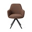 Jesper Home Hiroo Rustic Rye Eetkamerstoel - Turn Black
